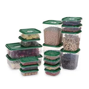 17pcs Plastic Home Airtight Food Storage Container Set