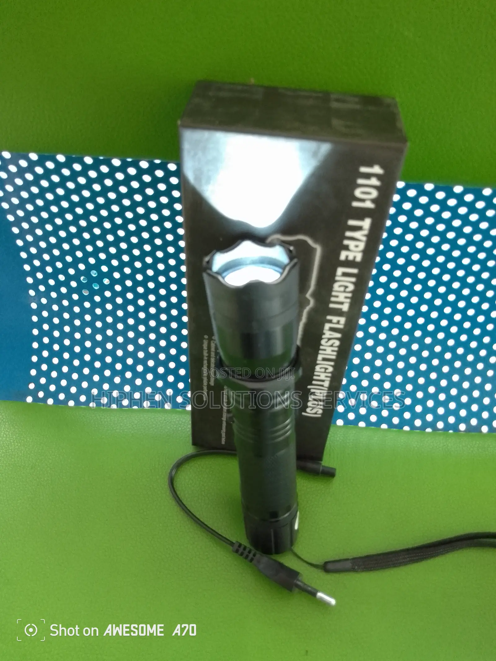 Type-C Rechargeable Flashlight With Side Light