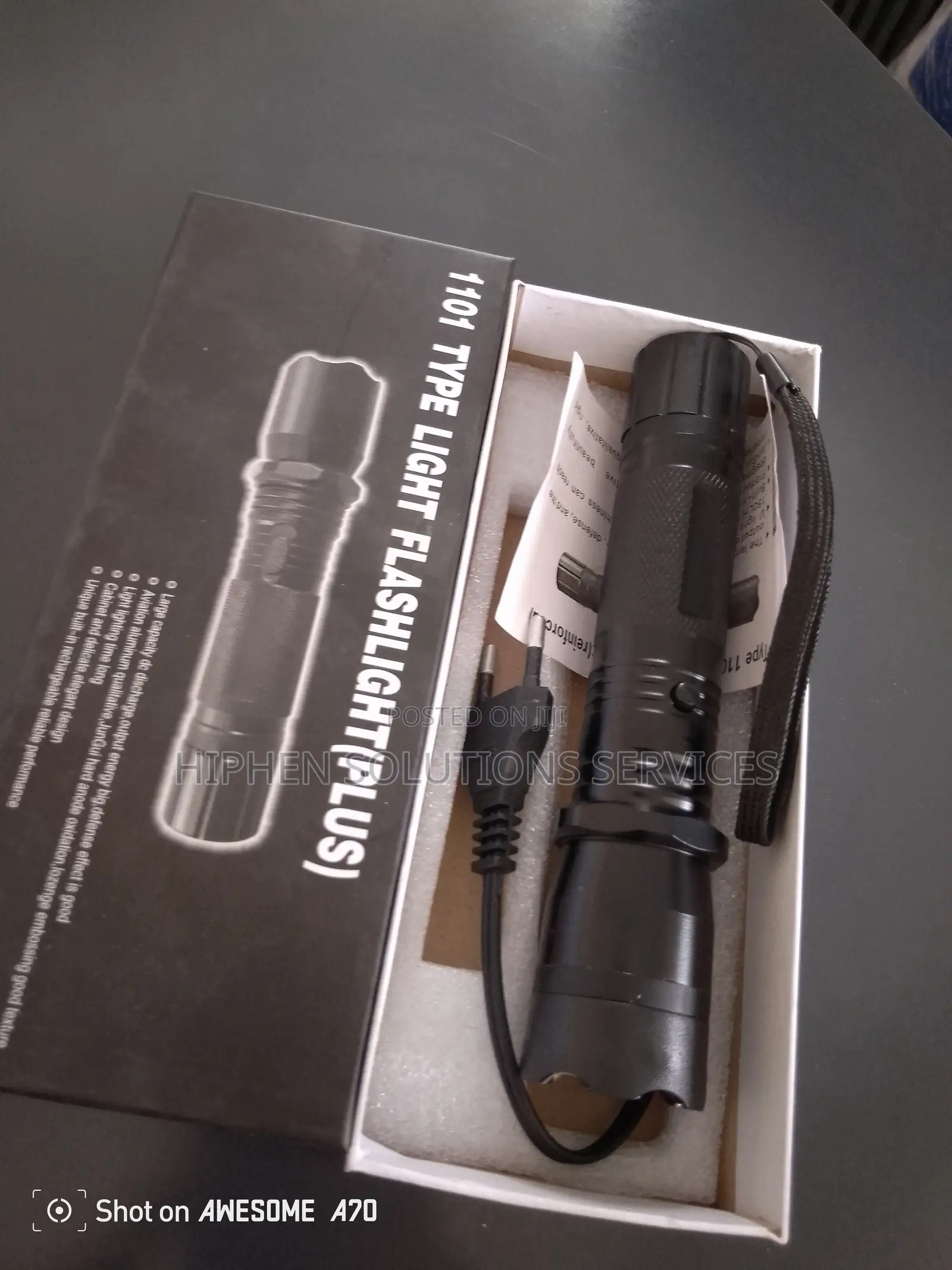 Led Flashlight Powerful Torch Usb Rechargeable