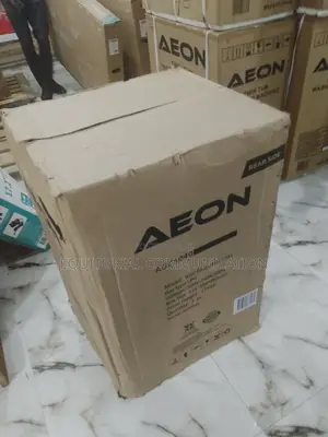 Aeon Gas Cooker/50x50/4 Gas/Black Hob/Silver
