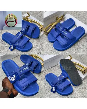 Top Quality Luxury US Polo Slides