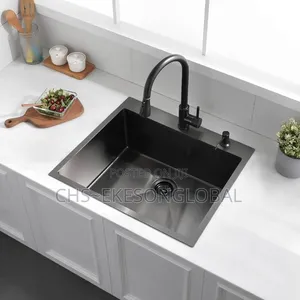 Luxury Kitchen Sink Single Bowl Black