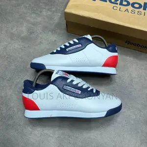 Reebok Royal Charm White Blue Red Sneakers