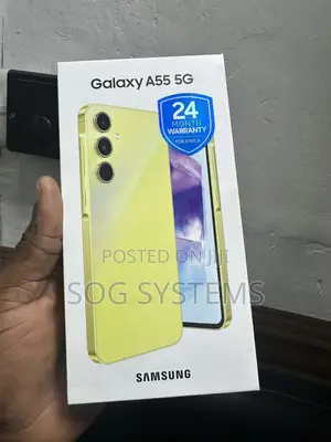 New Samsung Galaxy A55 256 GB Yellow