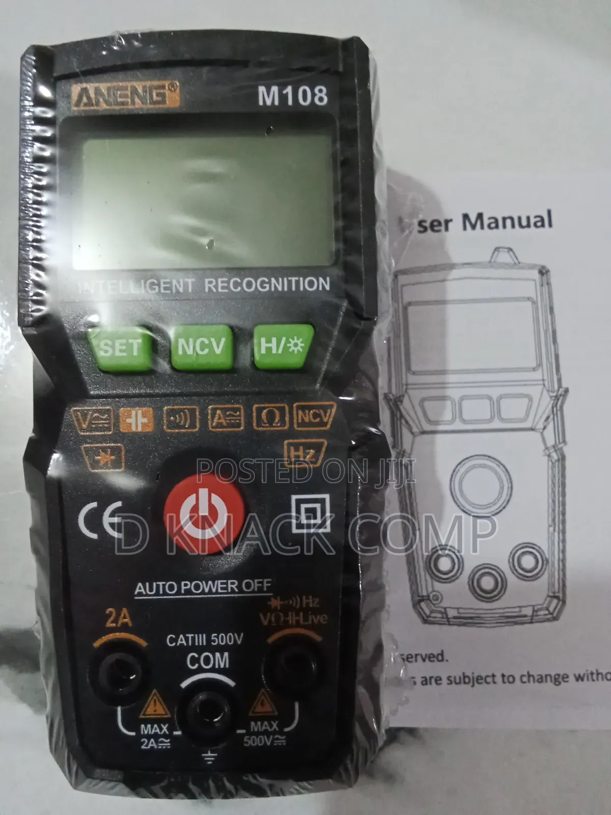 Smart Digital Multimeter Auto Range 4000 Counts NCV Light
