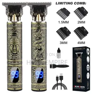 T9 Hair Trimmer Electric Hairdresser Digital Disply Head