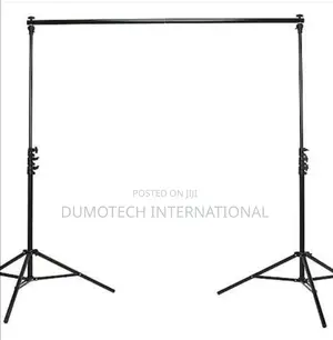 Mobile Studio Background Stand (Adjustable)