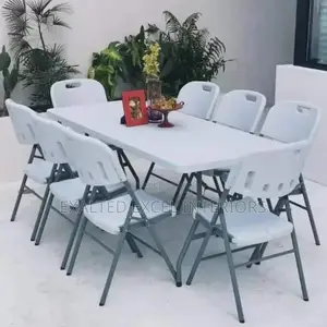 Quality Foldable 8 Seater Chairs and Table Set