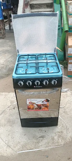 >Binatone 4 Burner With Auto Ignition Grill Oven Gas Cooker<