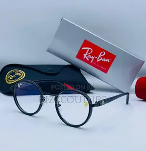 Original Rayban Black Frame Non Tinted Sunglasses in Store