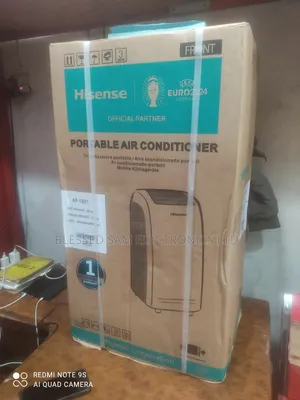New Hisense Mobile AC 1.5hp Copper ( Portable ) With Tire