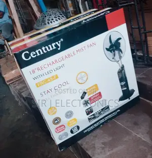 Brand New 18" Rechargeable Water / Mist Fan With Warranty