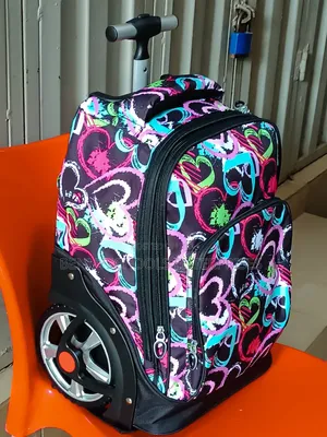 Colourful Stock Backpack With Trolleys