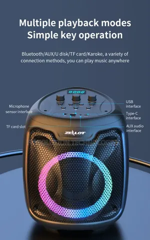 Zealot P8 Wireless Bluetooth High Bass Speaker + Microphone