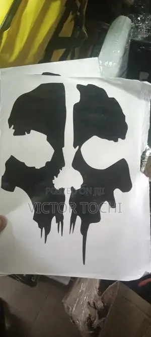 Car Skull Vinyl Decal Stickers
