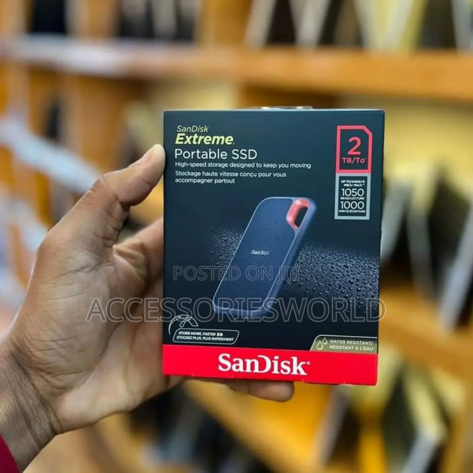 Sandisk 2tb Extreme Portable SSD V2 (Black)