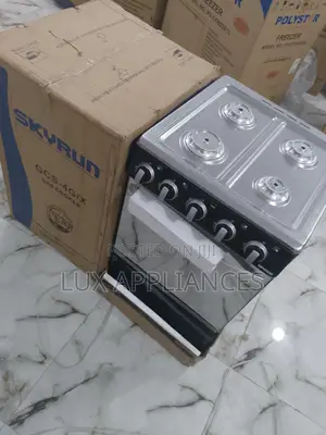 4 Gas Burner Together With Oven