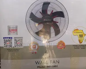 18" Iron Blade Binatone Wall Fan.