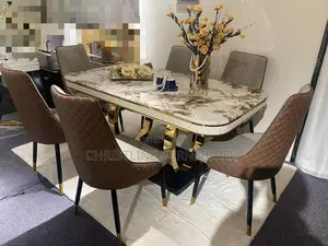 Quality Marble Top Dining Table Set