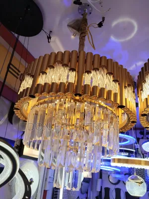 Crystal Chandelier With Remote Control