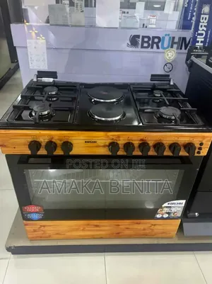 Bruhm Gas Cooker 4+1(60*90) Wood