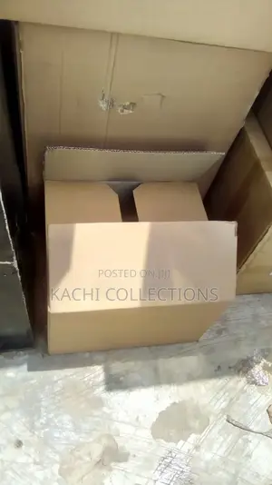 Giant Cartons Ready for Pick Up at Ikeja