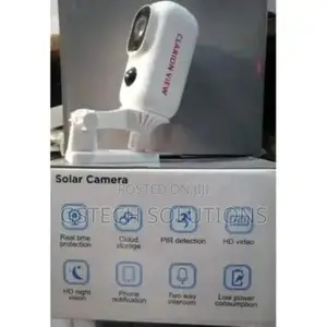 Solar Powered Indoor Camera With 4g Sim Card Ability