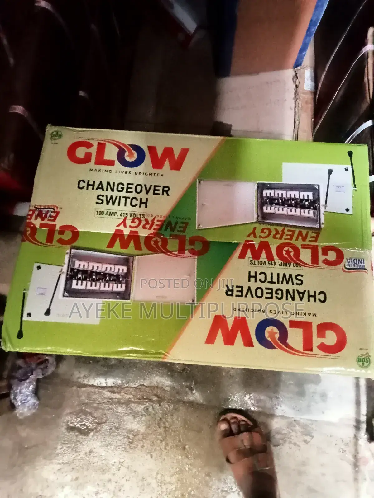 100A Change Over Switch GLO
