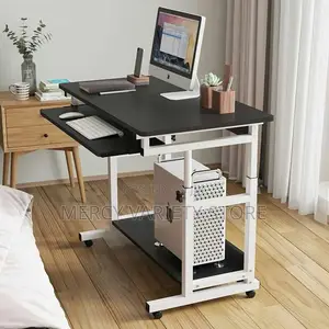Multifunction Adjustable Laptop Table With Wheels