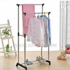 Double-Pole Clothes Hanger