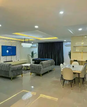 7 Sitters Sofas and Dinning and a Table.