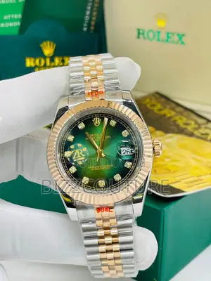Original Rolex Oyster Perpetual Silver Chain Watch