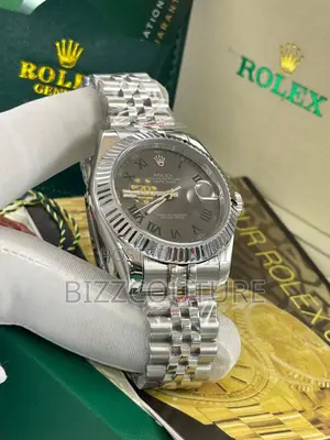 Original Rolex Oyster Perpetual Silver Chain Watch