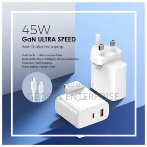 Oraimo Powergan 45W Wall Charger Suitable for Laptop/Phone