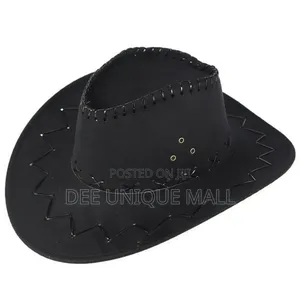 Unisex Adult West Cowboy Hat Mongolian Soft Hat