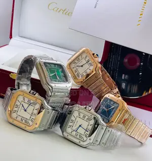 Original Cartier Silver and Gold Chain Watch Is Available