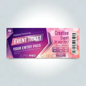 Concert Ticket Design