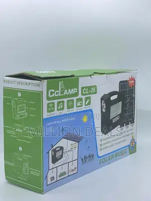 Solar Home Office Lighting System With Bluetooth Mp3 3 Bulbs