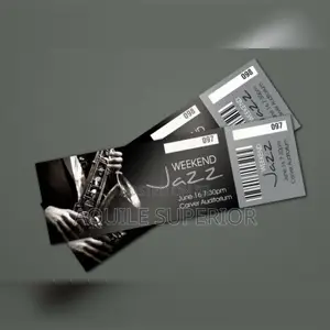 Music Concert Ticket Printing, Same Day Delivery in Lagos, Moq 50pcs
