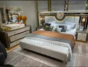 Quality Bed Set With Dresser and 2 Side Tables