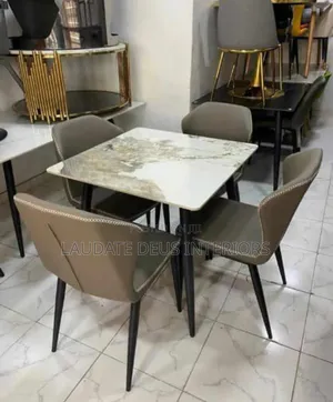 New Imported Classic Mini Marble Top Dining Set