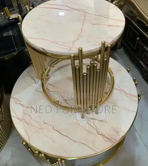 Marble Top Round Centre Table