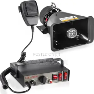 Car Loud Security Siren Horn and Amplifier