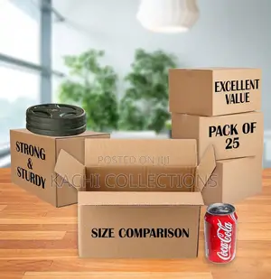 Small Size, Big Size Cartons Ready to Pick Up