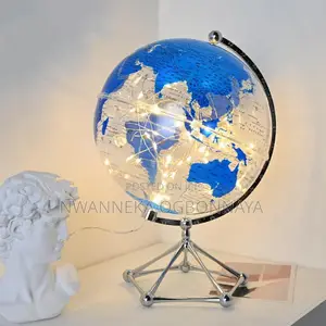 Led Light World Globe, Transparent Globe