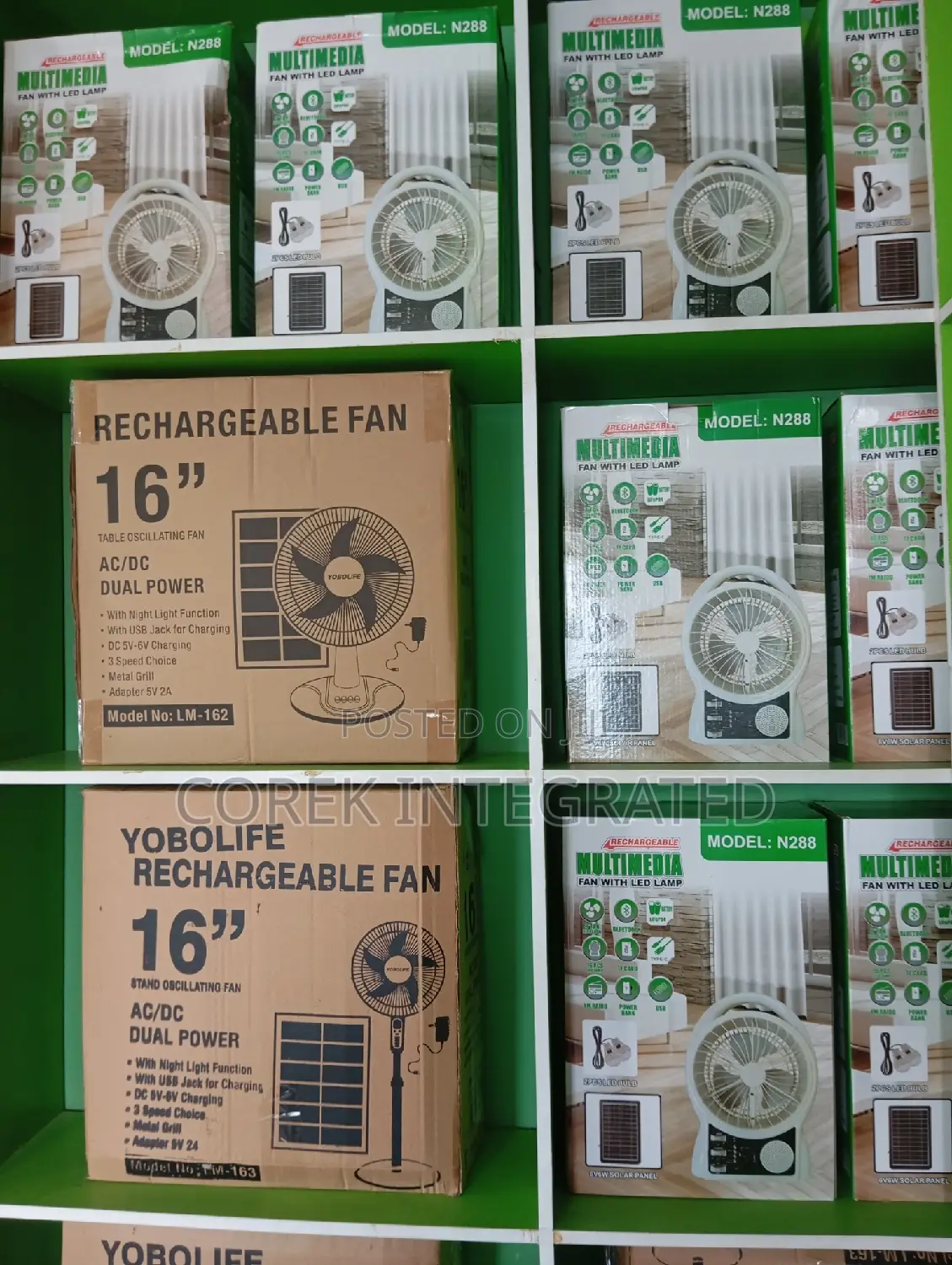 AC/DC Reachable 16" Inch Fan
