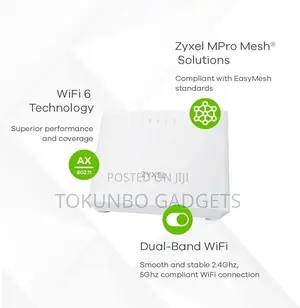 ZYXEL DX3301-T0 WLAN Gigabit Ethernet IAD [Wifi 6 (802.11ax)