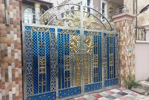 Stainless Steel Blue Gold Gate Design