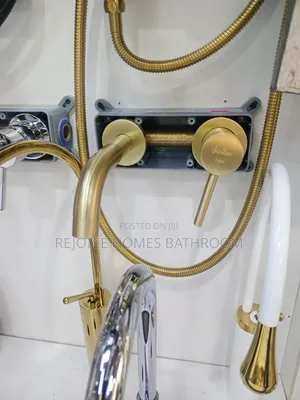 Quality Matt Gold Condict Basin Mixer