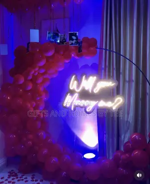Cute Intimate Proposal Decor